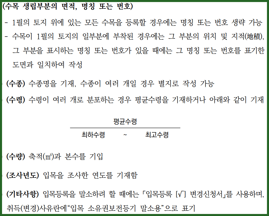 입목등기