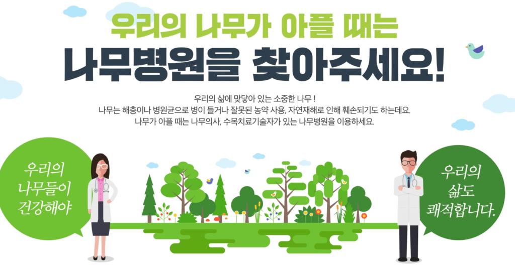 나무병원 찾는 방법
